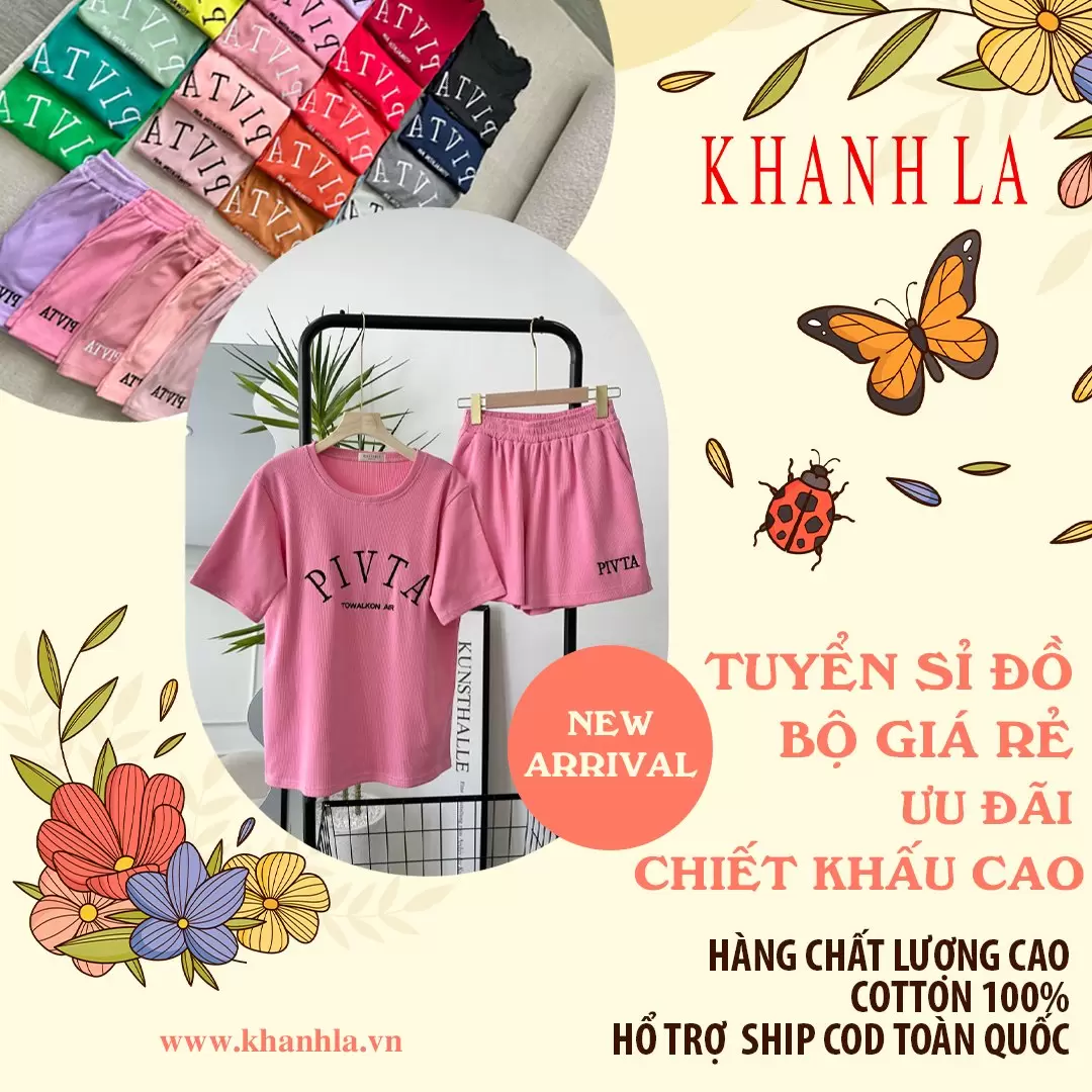 Địa chỉ lấy sỉ đồ bộ thun nữ giá rẻ tận gốc