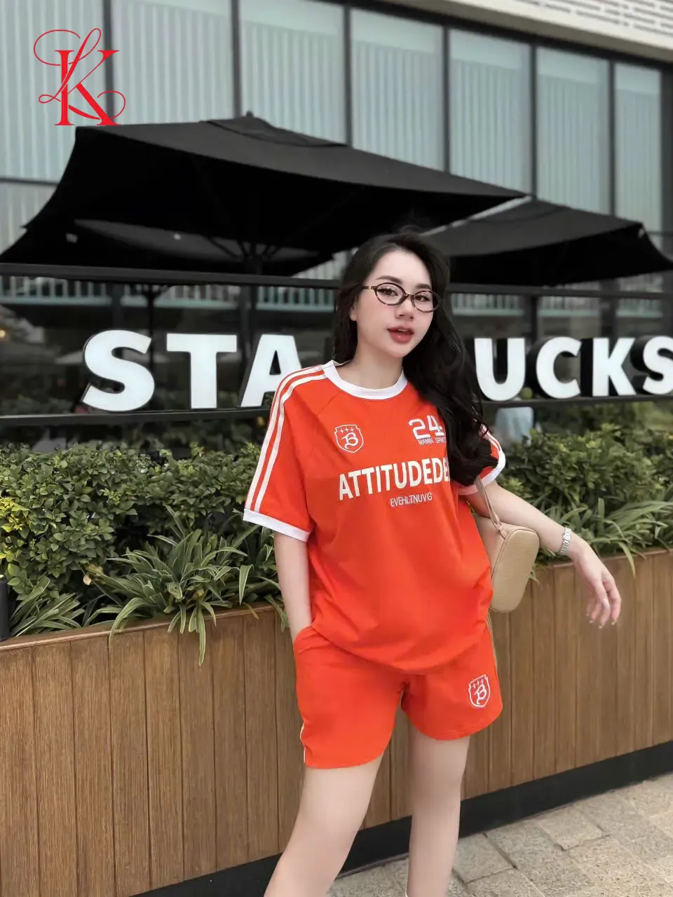 SET ĐÙI THUN COTTON THỂ THAO THÊU CHỮ B /24 KHÁNH LA